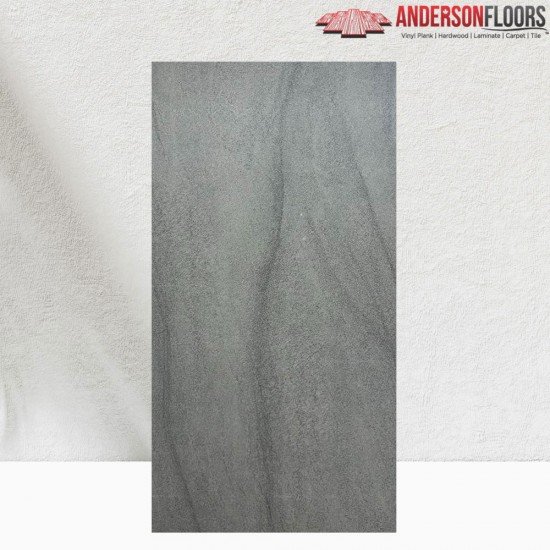 Cortina Steel Porcelain Tile 12″×24″ – Matte Finish